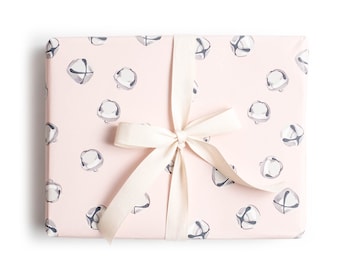 Jingle Bell Blush Gift Wrap