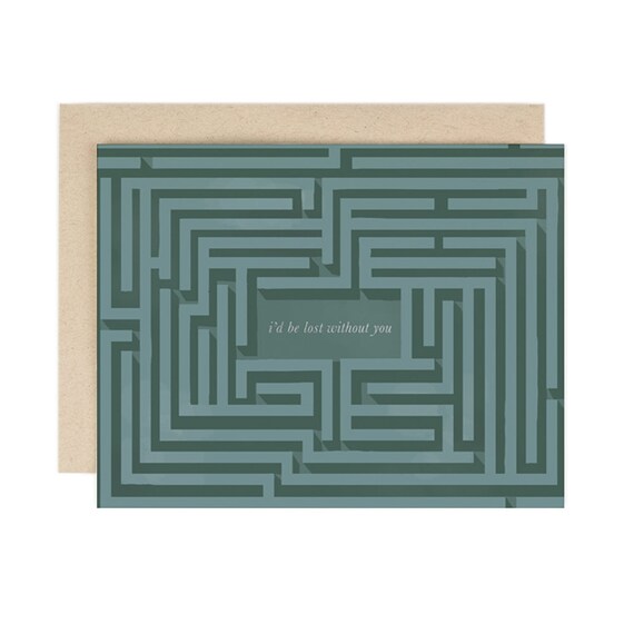 Lost Without You - Greeting Card - Etsy Israel