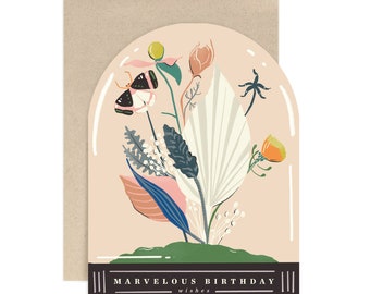 Marvelous Birthday Terrarium - Birthday Card