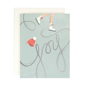 Joy - Patinajes de Hielo - Tarjeta de Vacaciones