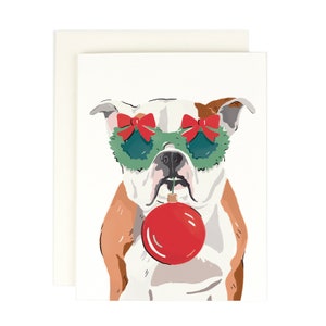 Bull Dog Inglés - Tarjeta de vacaciones