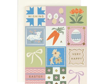 Easter Patchwork - Easter Card