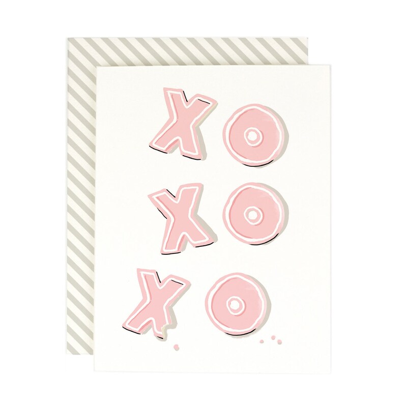 XO Cookies Love Valentine's Card image 1