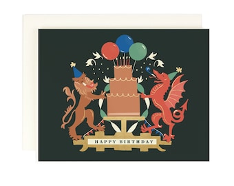 Birthday Crest - Birthday Card