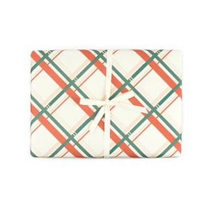 Vintage Plaid Gift Wrap