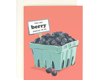 You are Berry Special to me - greeting card