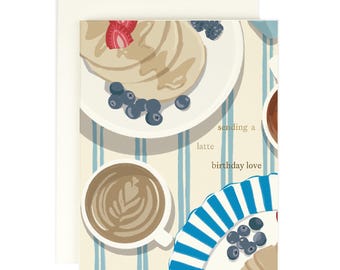 Latte Birthday - Birthday Card