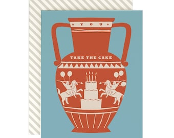 Take the Cake Grecian Vase