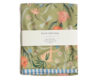 Tulip Festival Tea Towel