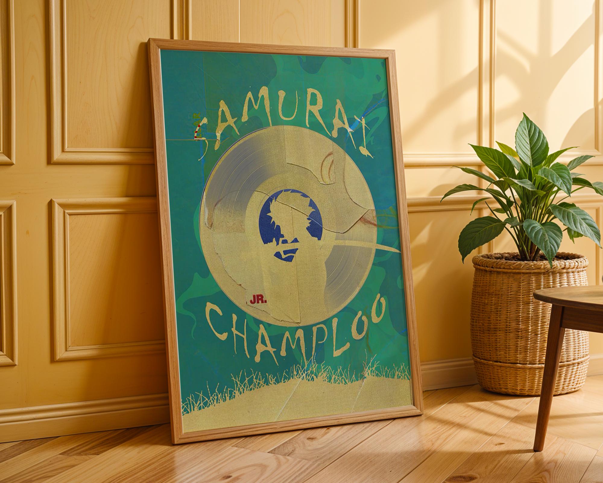 Samurai Champloo Anime Poster: Minimalist Manga Art Print - Etsy