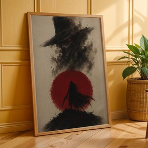 Hellsing Anime Poster: Minimalist Manga Art Print
