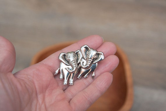 Vintage Avon Earrings, Elephant Earrings, Vintage… - image 2