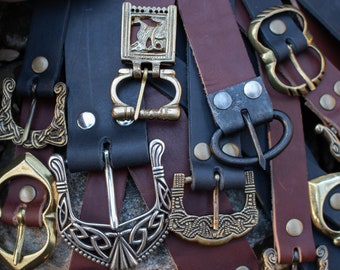 Medieval Leather Belts, Viking, Celtic, Elven, FULL SELECTION Custom Made - /F/ (AB)