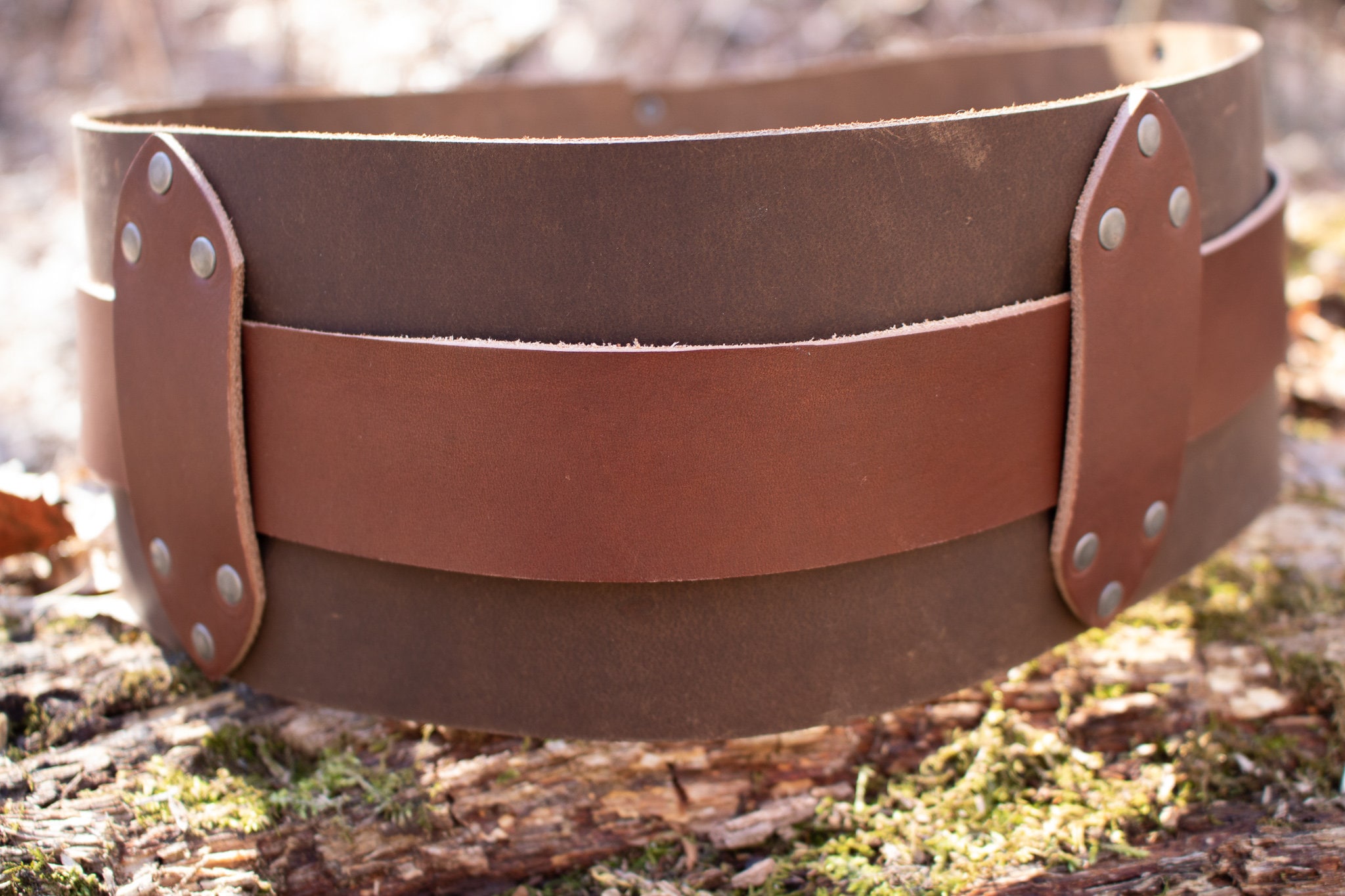 Warrior Wide Kidney Belt Leather W/ Buckle Medieval Etsy