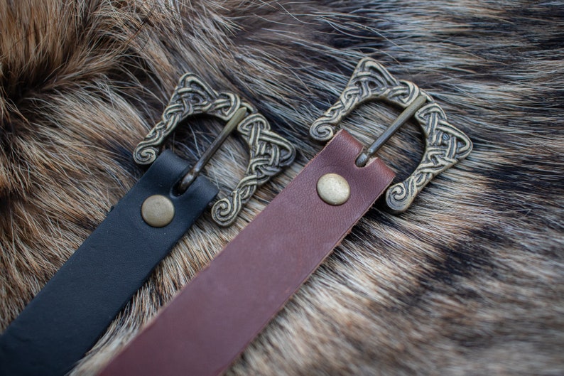 Elven Leather Belts Celtic Medieval Viking LARP Custom Etsy