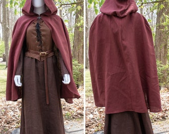 Medieval Maiden Women's Costume SET, 4 pc Outfit - (D)