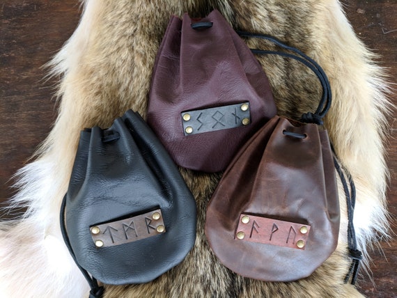 Runentaschen Personalisiert Runen Münzwürfelbeutel /F/ AB - Etsy