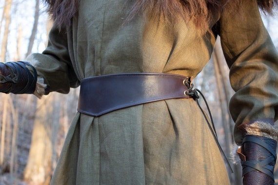 medieval mujer Cinturón de cuero /F/ AB Etsy