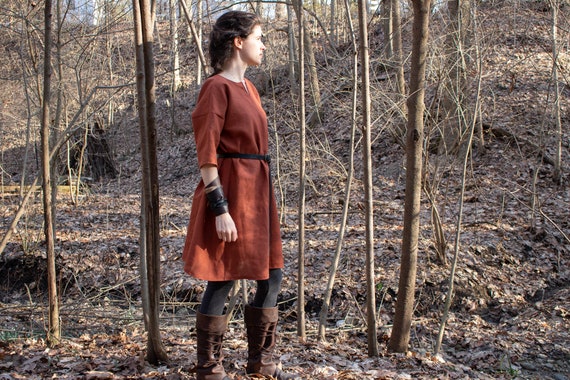 brown tunic dress Nights In LA Leopard Tunic Dress main image 1