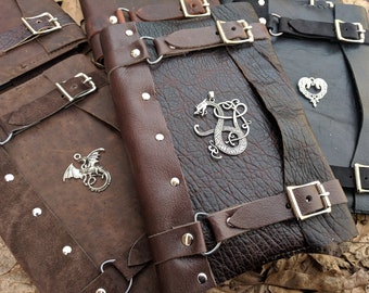 Celtic Leather Journals, Medieval Books - Refillable, Hardback Journal Included - /P/ (AB)