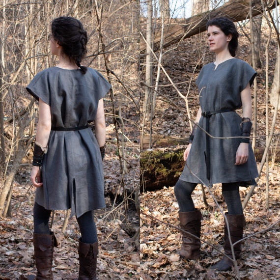 Women's Medieval Split Tunic Sleeveless /P/ LB | Etsy