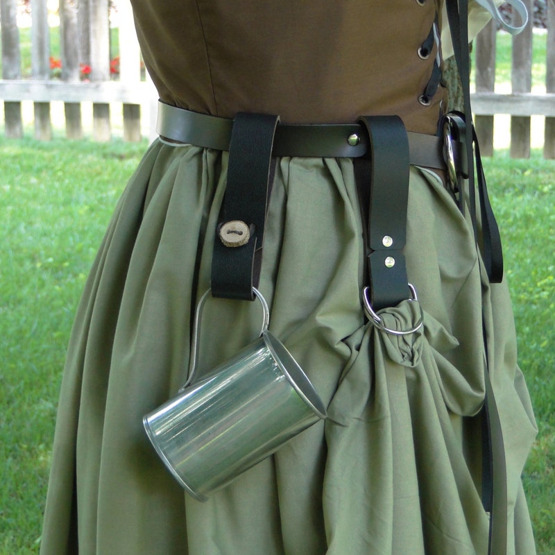 Leather Tankard Holder and Skirt Hike Set