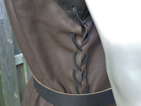 Leather Viking Tunic Medieval Leather Shirt Norse Dane Mens Etsy