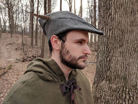 Medieval Robin Hood Hat Woodsman 