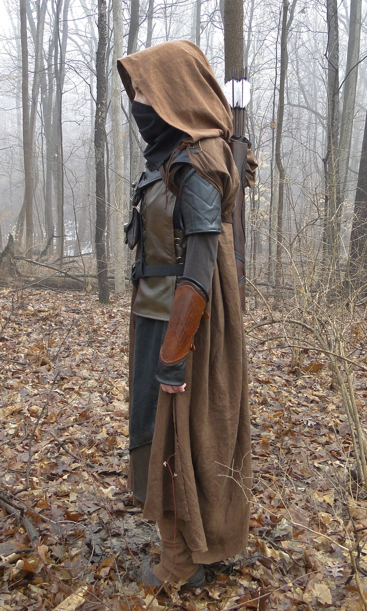 Linen Hooded Cloaks, Renaissance Medieval Cape, Ranger Choose Your