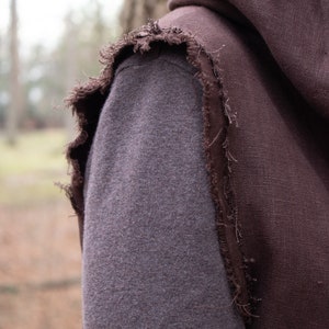 Elven Vest Linen, Fantasy Mori Top, Bodice, choose your size & color /F/ LB image 5