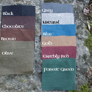 Elven Vest Linen, Fantasy Mori Top, Bodice, choose your size & color /F/ LB image 3