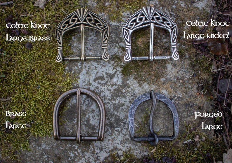 Medieval Leather Belts Celtic Knot Viking Custom Etsy