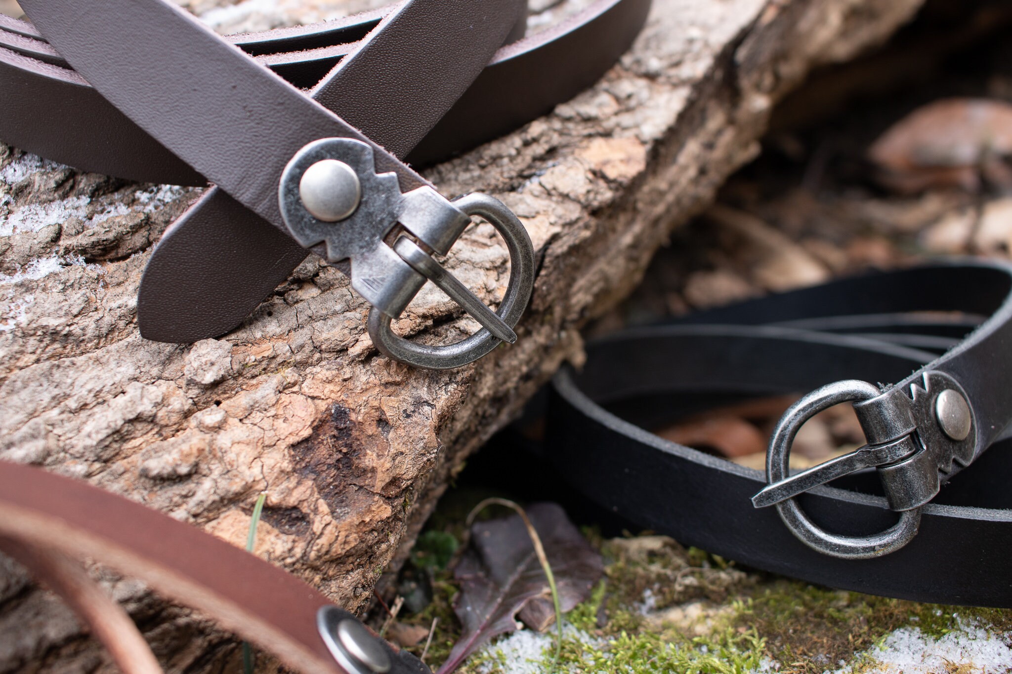 Medieval Leather Belts Forged Celtic Knot Viking Custom 