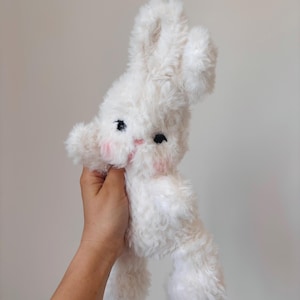 Patrón de ganchillo de conejito de baja costura / Conejitos suaves Amigurumi Oliver & Lily PDF