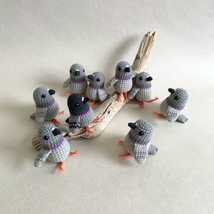Söt duvnyckelring: virkad amigurumi-duvberlock