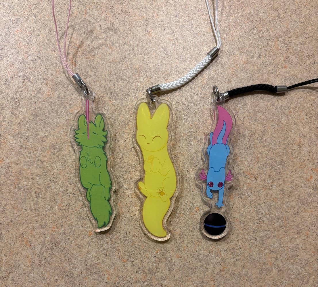 Rain World Slugcat Keychains (only Rivulet and Monk Right Now) - Etsy ...