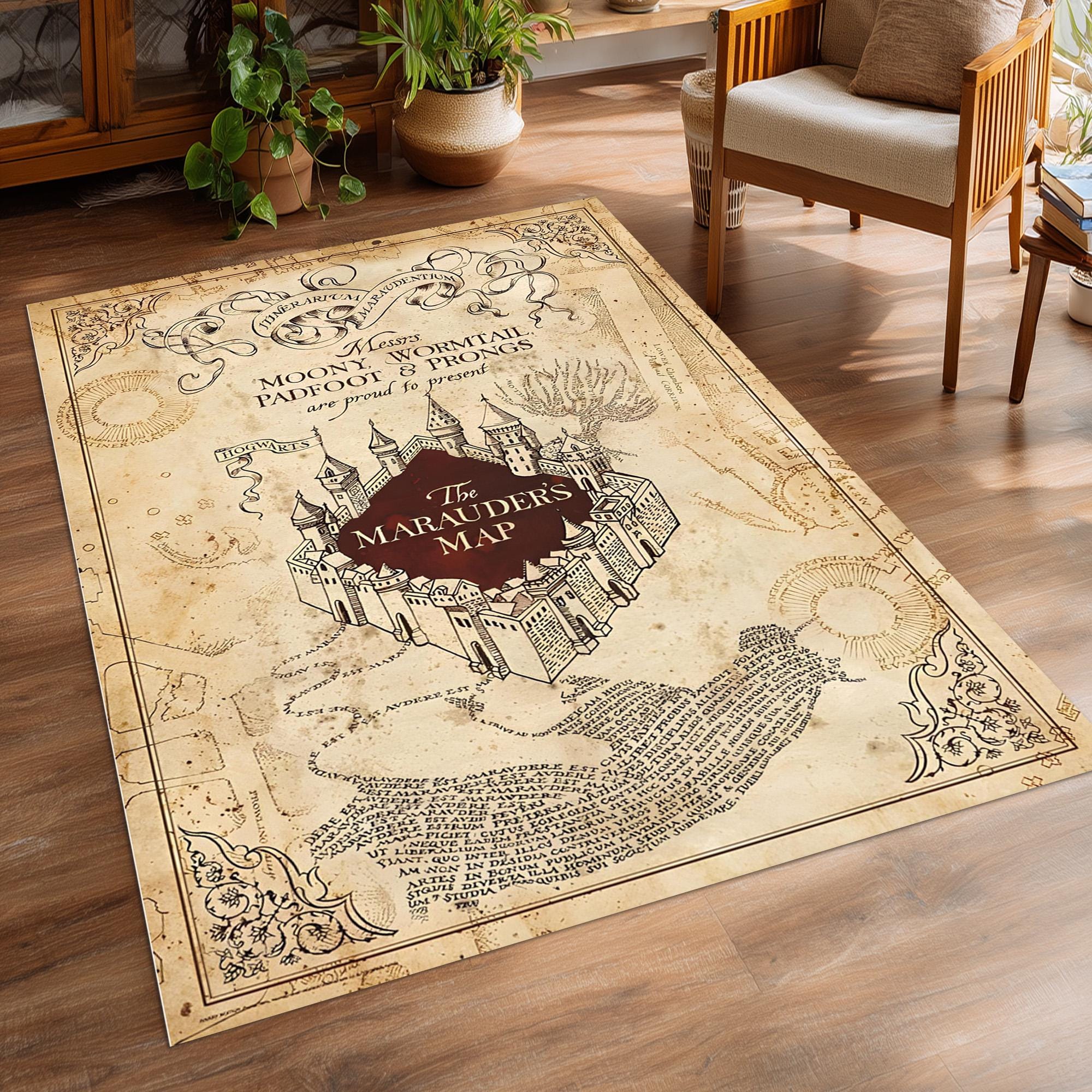 Marauder's map rug - Etsy 日本