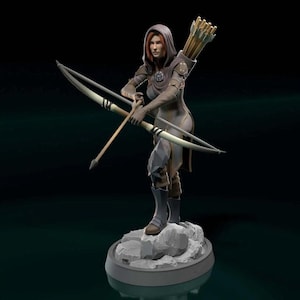 Dragon Age – Leliana | Bard & Rogue STL Figure | 3D Print Model | Digital STL File