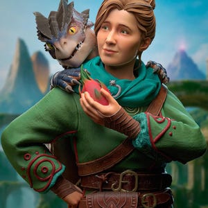 Split Fiction – Zoe | Sovereign Storyrunner STL Statue | 3D Print Model | Digital STL File