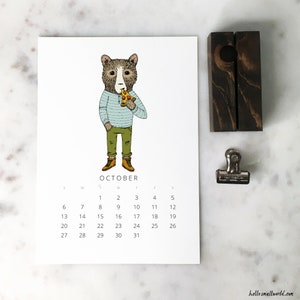 2024 Calendar Desk Calendar 2024 Wall Calendar Jaunty Animals image 8