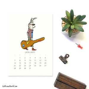 2024 Calendar Desk Calendar 2024 Wall Calendar Jaunty Animals image 2