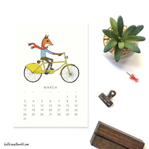 2024 Calendar Desk Calendar 2024 Wall Calendar Jaunty Animals image 4