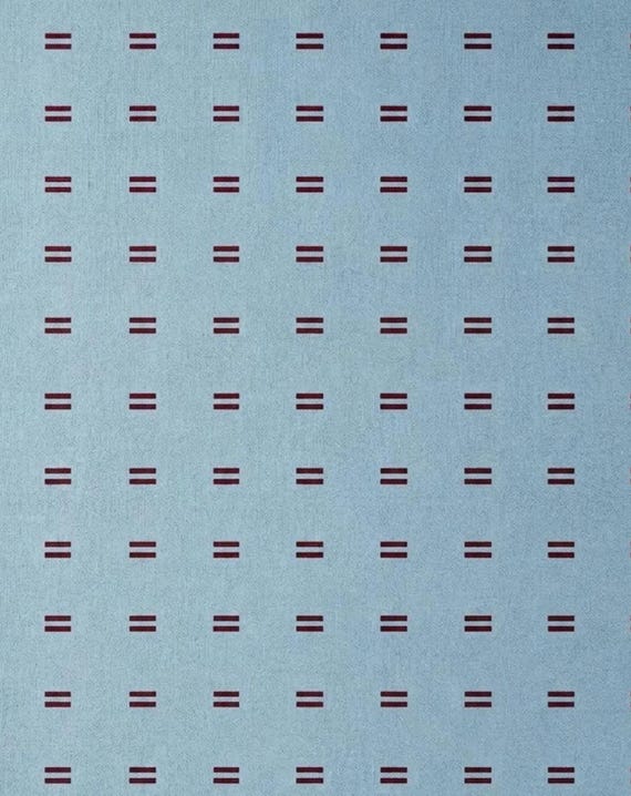 Handwoven Scandinavian Cross Wool Rug Blue Burgundy Minimalist Nordic Geometric Flatweave Floor Covering