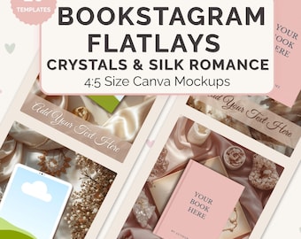 Romance Book Mockup Templates, Soft Feminine Bookstagram Flatlays, bookish romance flatlay, Ebook Mockups, Cosy Author Branding Kit