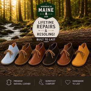 Custom Grounding Moccasins | Barefoot Shoes for Men & Women | Wide Toe Box | Minimalist Footwear image 2