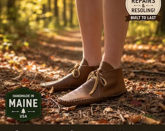 Handmade Custom Moccasins | Barefoot Shoes for Men & Women | Wide Toe Box | Minimalist Footwear | Grounding Earthing Shoes