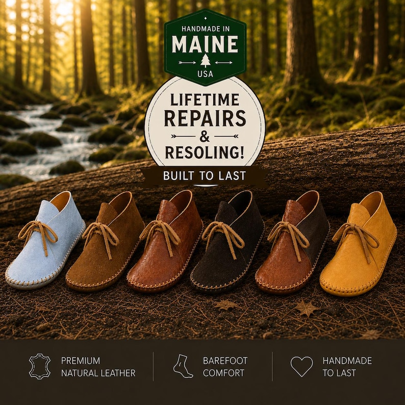 Custom Grounding Moccasins | Barefoot Shoes for Men & Women | Wide Toe Box | Minimalist Footwear image 2