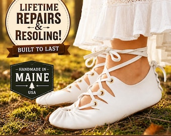 Sandalias de boda minimalistas para mujer / Zapatos de novia de cuero blanco / Bailarinas minimalistas para boda / Sandalias personalizadas hechas a mano