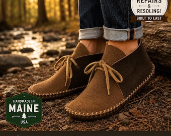 Custom Leather Moccasins | Handmade Deerskin, Buckskin, Calf Leather Suede Shoes | Wide Toe Box | Minimalist Footwear | Zero Drop Shoes