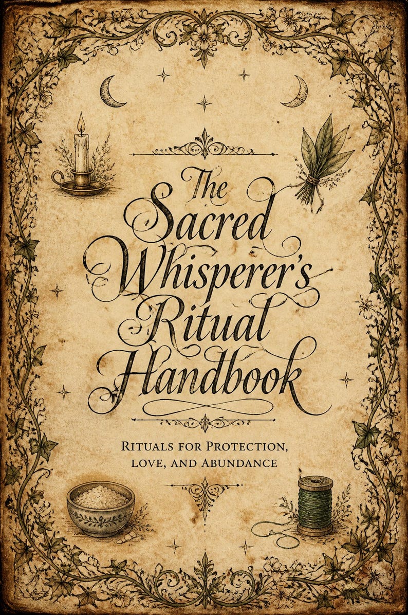 The Sacred Whisperer’s Ritual Handbook | Protection, Love & Abundance ...